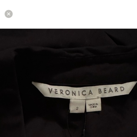 Veronica Beard - NWT- Cita Dress - Long Black Rouched -2 - Picture 11 of 12